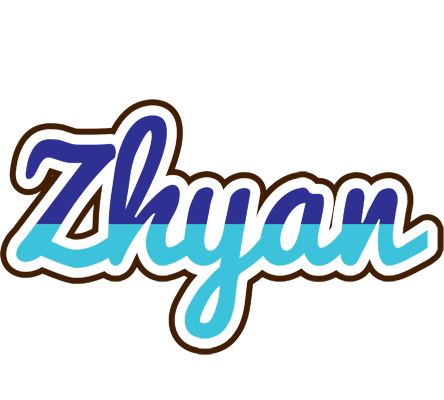 Zhyan raining logo