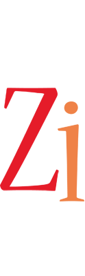 Zi birthday logo