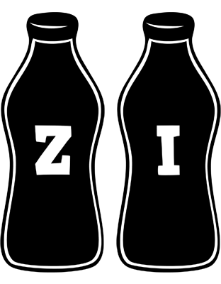 Zi bottle logo