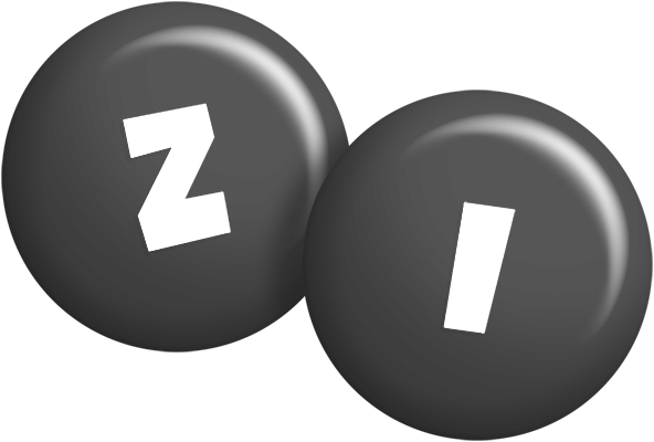 Zi candy-black logo