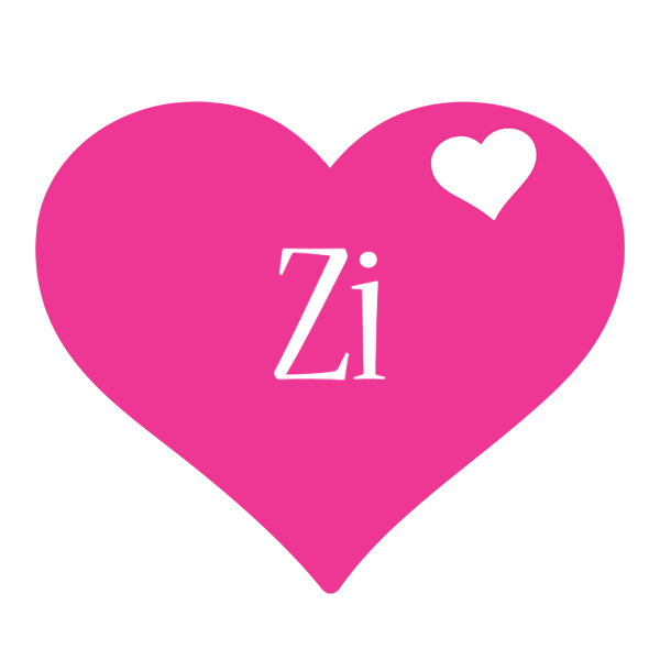 Zi love-heart logo