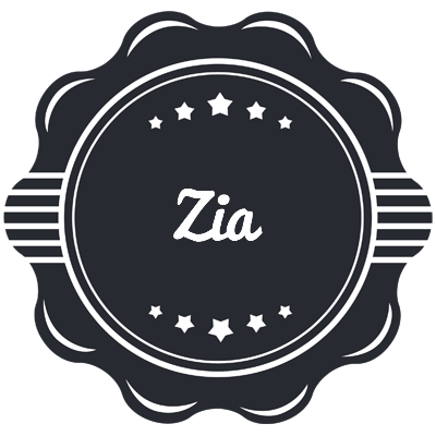 Zia badge logo