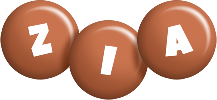 Zia candy-brown logo