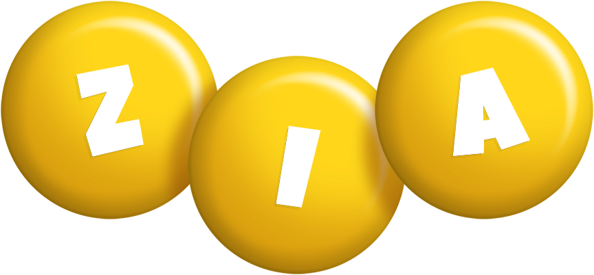 Zia candy-yellow logo