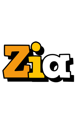 Zia cartoon logo
