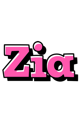 Zia girlish logo