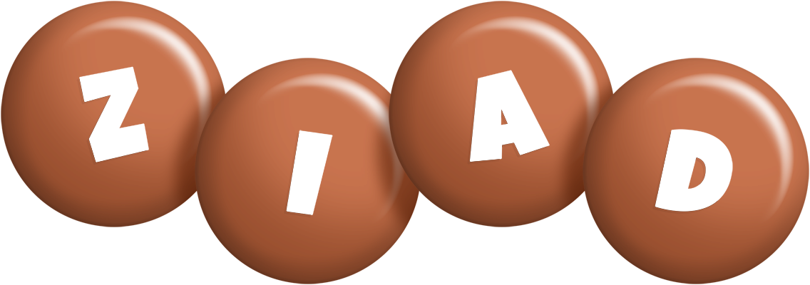 Ziad candy-brown logo