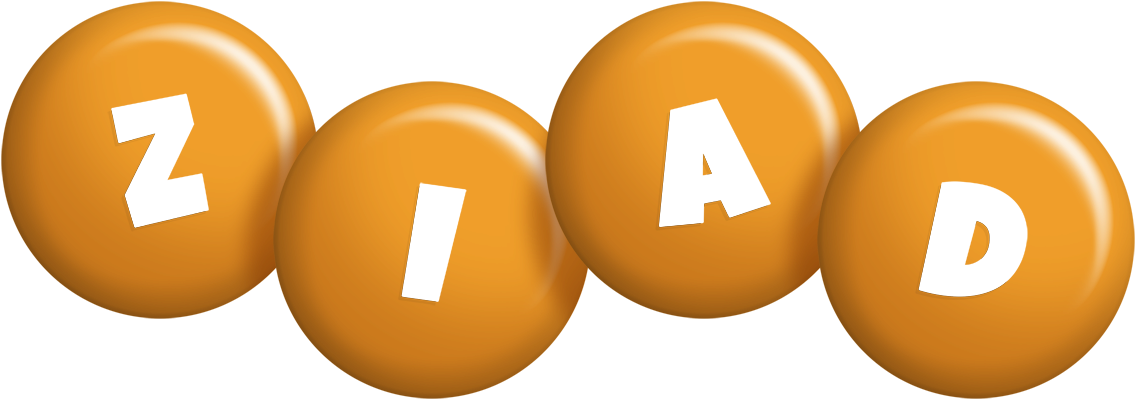 Ziad candy-orange logo
