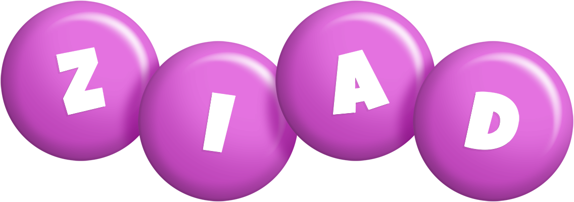 Ziad candy-purple logo