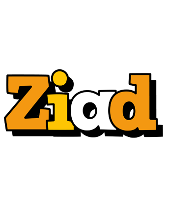 Ziad cartoon logo