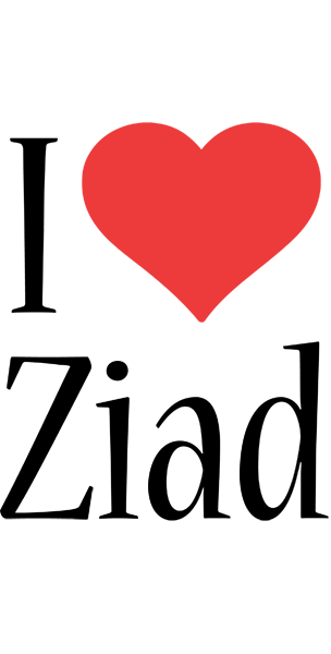 Ziad i-love logo