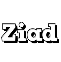 Ziad snowing logo