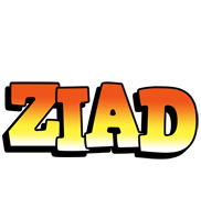 Ziad sunset logo