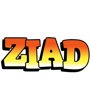 Ziad sunset logo