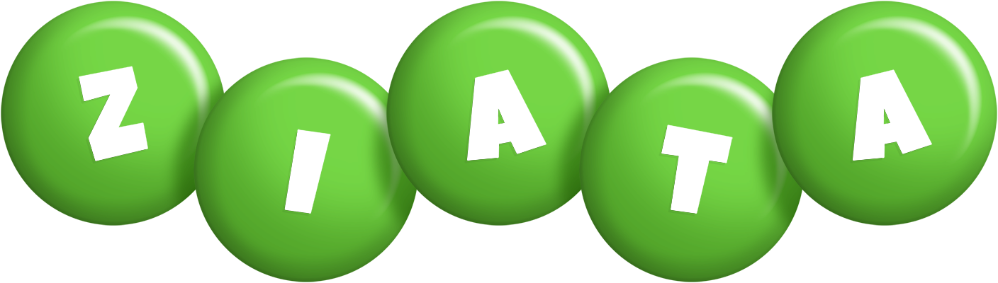 Ziata candy-green logo