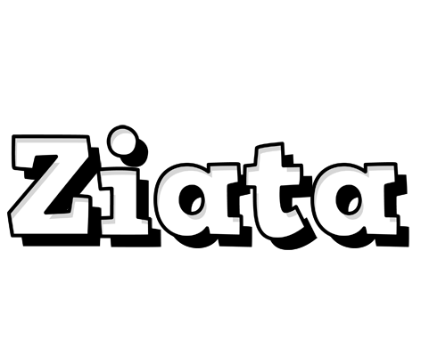 Ziata snowing logo