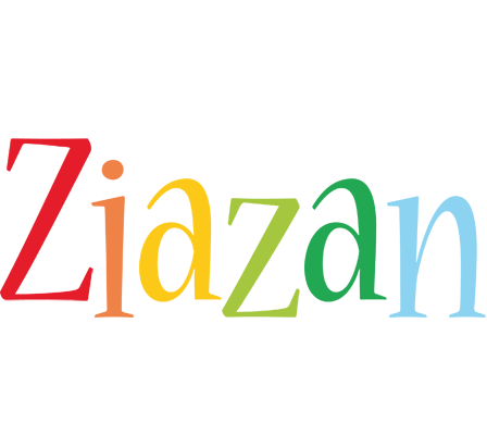 Ziazan birthday logo