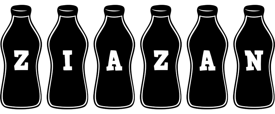 Ziazan bottle logo