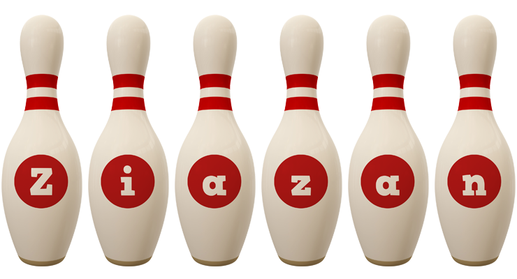 Ziazan bowling-pin logo