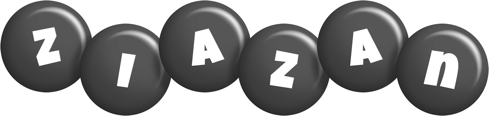 Ziazan candy-black logo