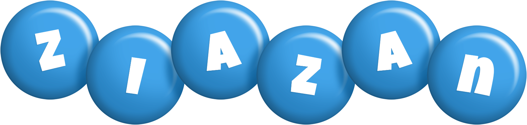 Ziazan candy-blue logo