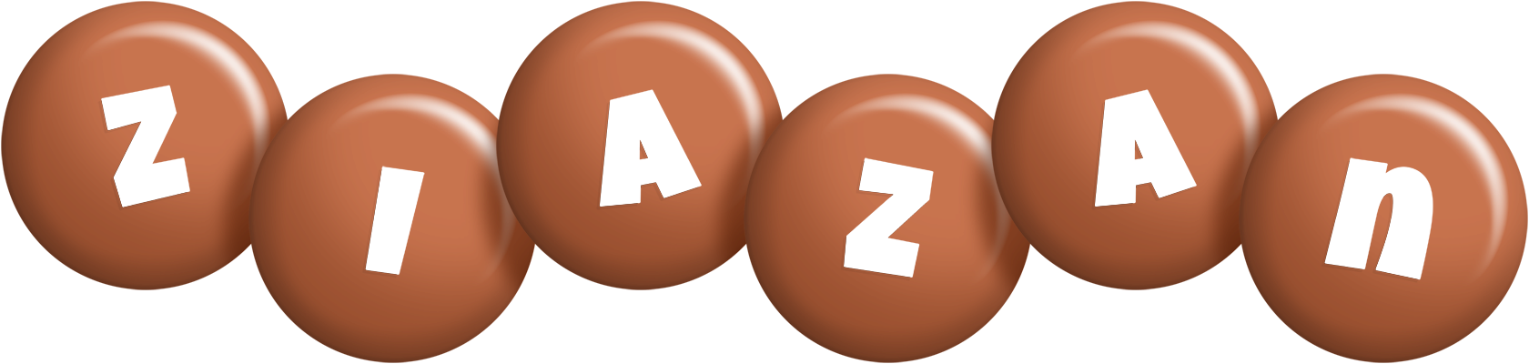 Ziazan candy-brown logo