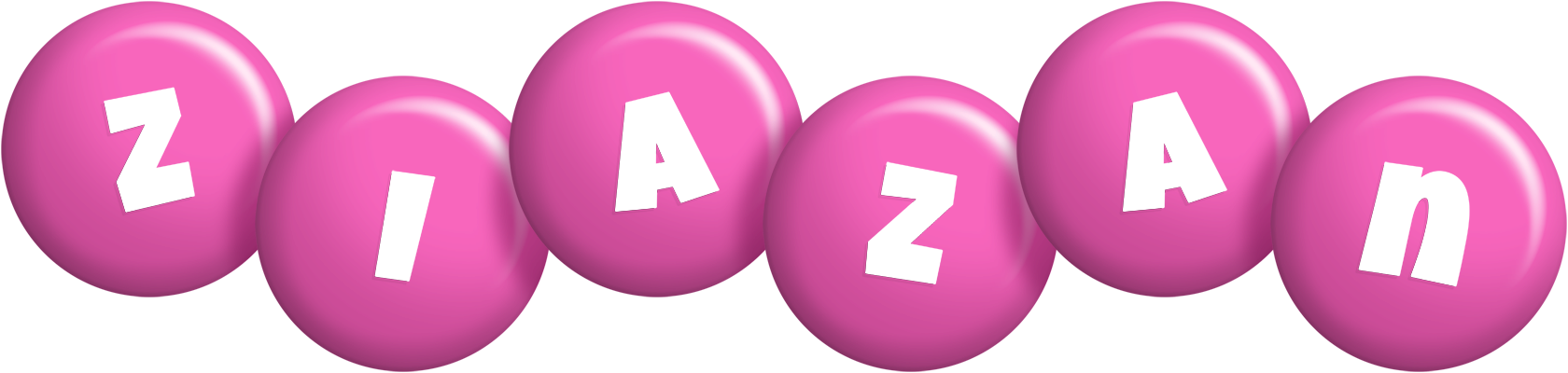 Ziazan candy-pink logo