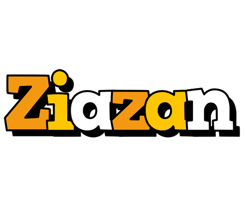 Ziazan cartoon logo