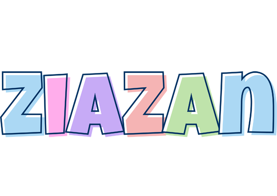Ziazan pastel logo