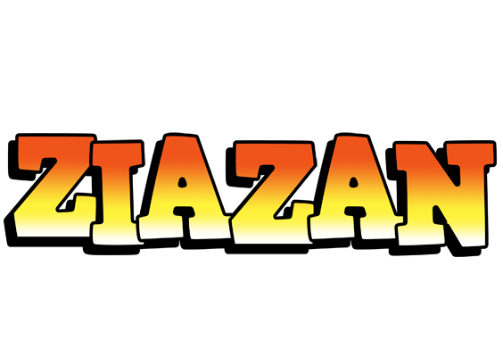 Ziazan sunset logo