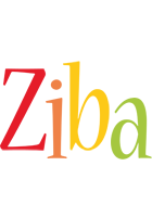 Ziba birthday logo