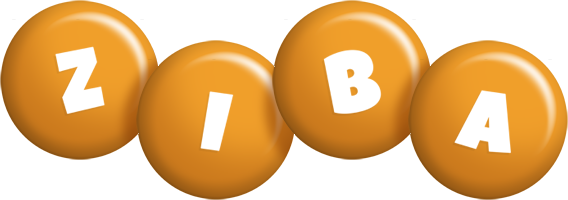 Ziba candy-orange logo