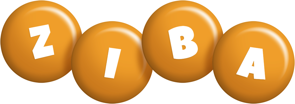 Ziba candy-orange logo