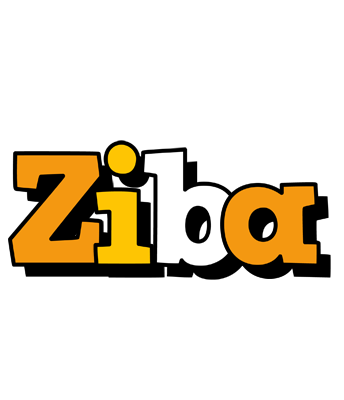 Ziba cartoon logo