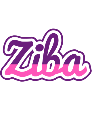 Ziba cheerful logo