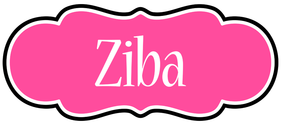 Ziba invitation logo