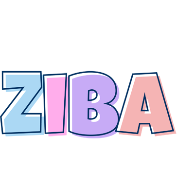 Ziba pastel logo