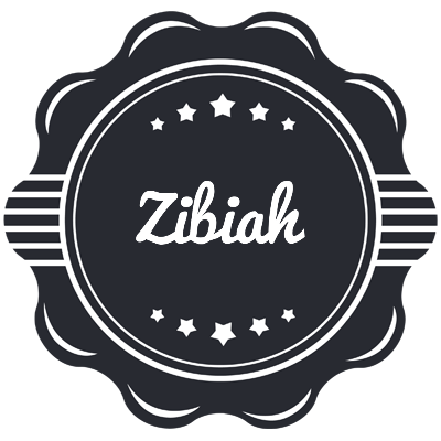 Zibiah badge logo