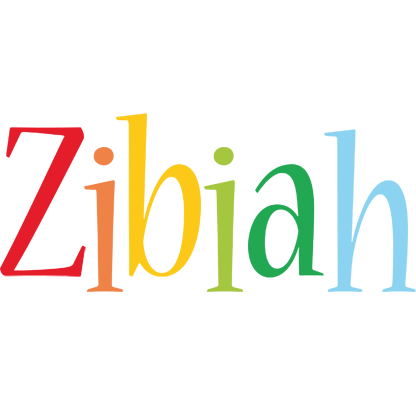 Zibiah birthday logo