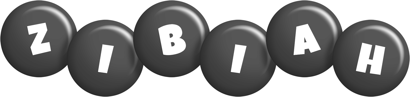 Zibiah candy-black logo