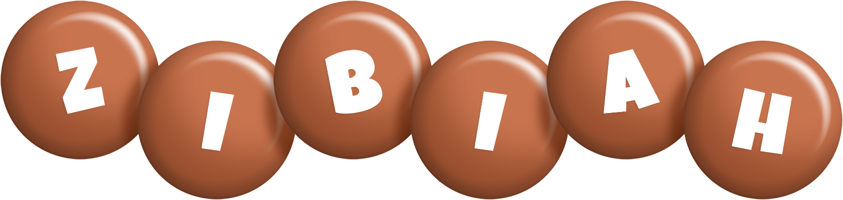 Zibiah candy-brown logo