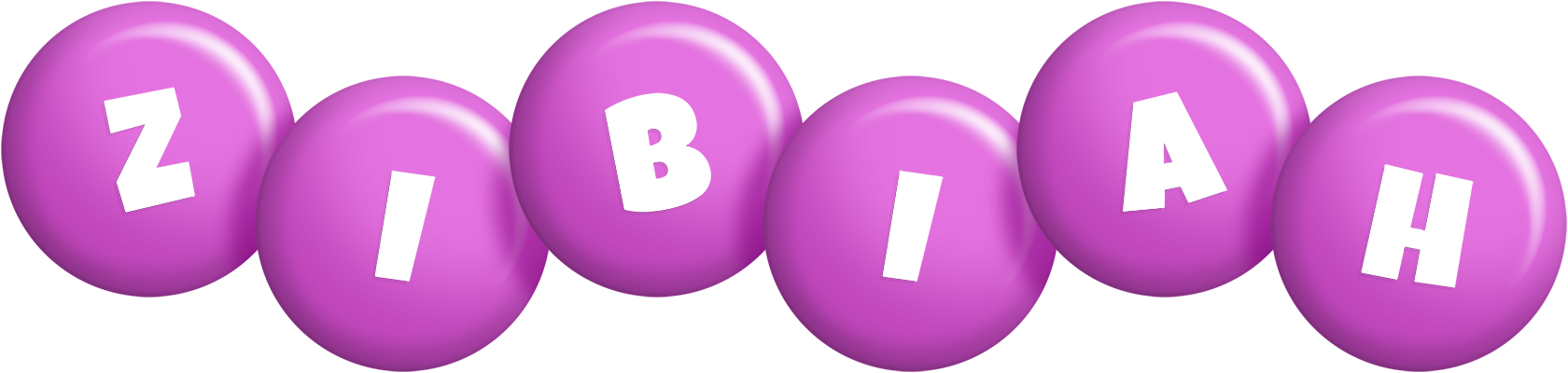 Zibiah candy-purple logo
