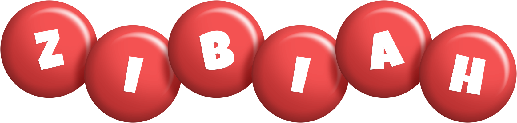 Zibiah candy-red logo
