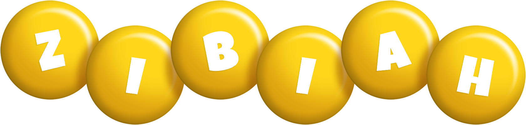 Zibiah candy-yellow logo