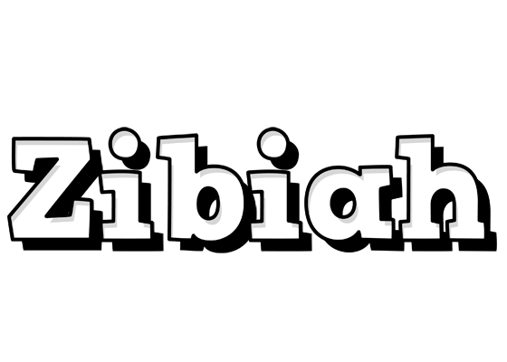 Zibiah snowing logo
