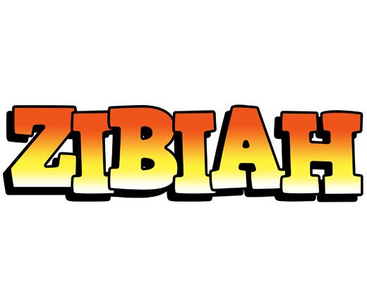 Zibiah sunset logo