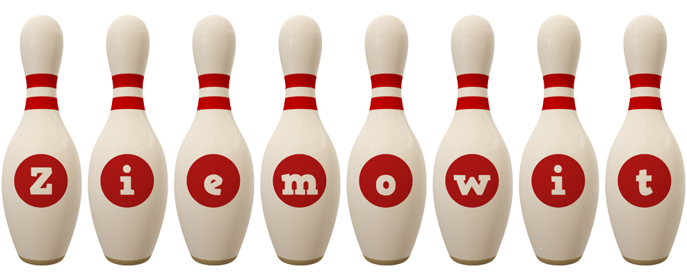 Ziemowit bowling-pin logo