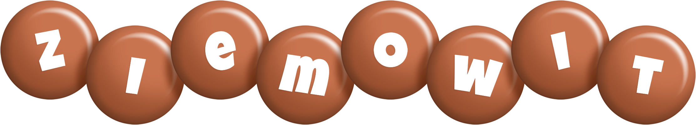 Ziemowit candy-brown logo
