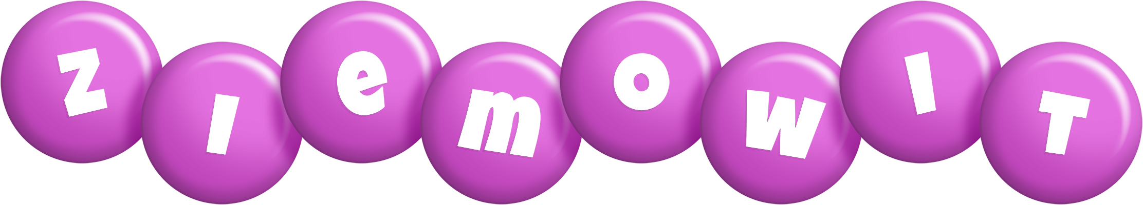 Ziemowit candy-purple logo