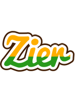 Zier banana logo